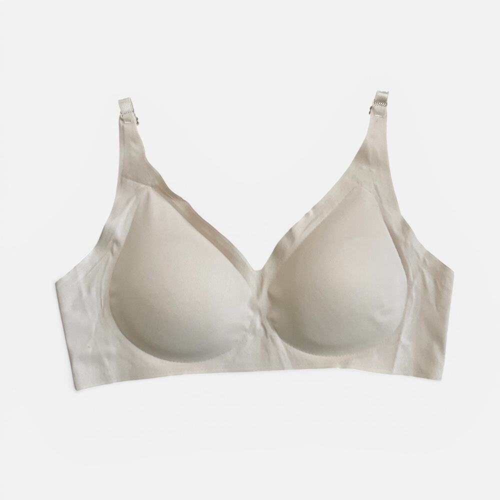 Nude Seamless Wireless Padded Bra